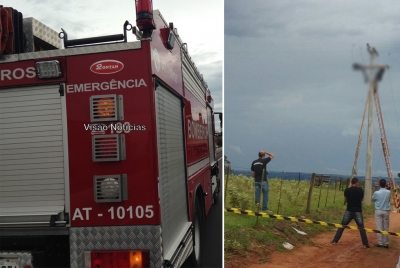 Homem morre eletrocutado em Marília
