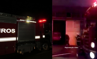 Incêndio destrói serralheria na zona Norte