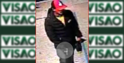 DIG de Marília divulga foto de homem acusado de assaltar clientes em agência bancária