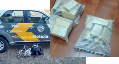 Adolescente é detida com 18 kg de maconha