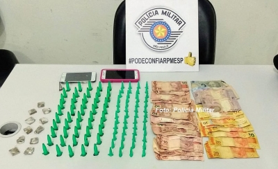 Polícia Militar apreende drogas e pistola em Marília e região