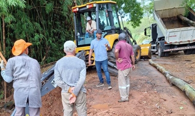 Pompeia: Prefeitura segue com manutenções em pontes na zona rural
