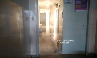 Unidade de Saúde em Marília é invadida por criminosos e fica inundada