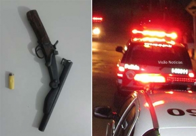 PM apreende armas em ocorrências de desinteligência