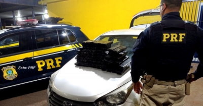 Após interceptar carregamento de fuzis, PRF faz nova apreensão de drogas