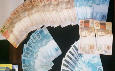 Estelionatário é preso com R$ 4 mil em notas falsas