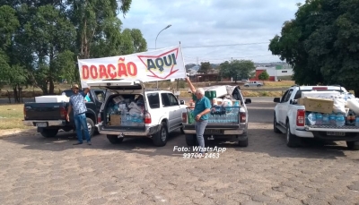Doações à caminhoneiros são destinadas à entidades assistenciais