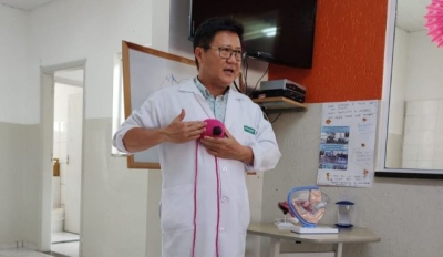 Outubro Rosa: DHS de Pompeia realiza atividades de conscientização à saúde da mulher