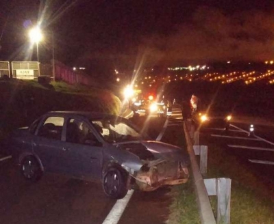 Motorista morre após colisão contra barranco