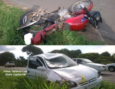 Casal morre em acidente de moto
