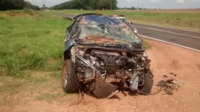Capotamentos são registrados em rodovias 