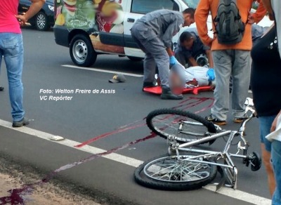 Morre ciclista atropelado na Sanches Cibantos