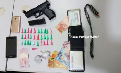 Atrás de "valentão" armado, PM apreende drogas que envolvia garota de 12 anos