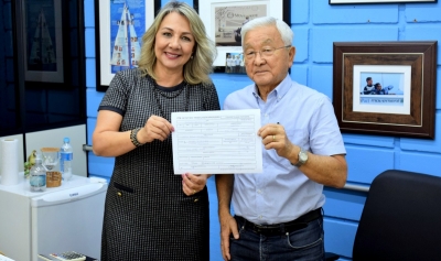 Pompeia: empresário Takashi Nishimura se filia ao partido da prefeita Tina Januário