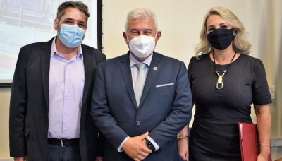 Pompeia: Prefeita Tina destaca visita do ministro Marcos Pontes