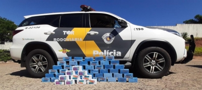Polícia Rodoviária celulares contrabandeados na região