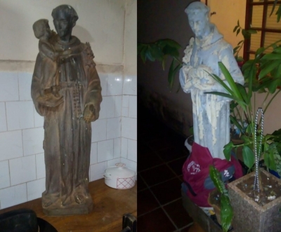 Pedreiro é preso suspeito de furtar imagens religiosas de cemitério 