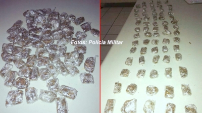 Rapaz é preso pela segunda vez em 30 dias, vendendo drogas