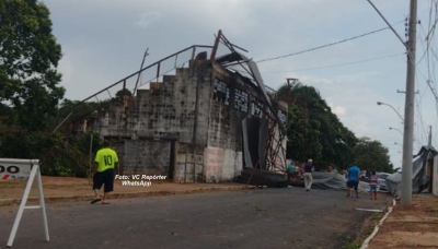 Temporal causa estragos em Lupércio e na região