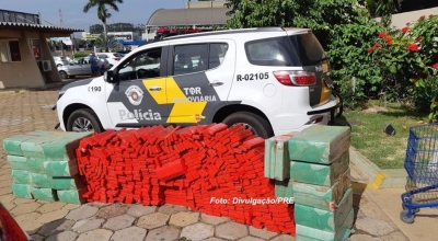 Caminhonete com mais de uma tonelada de maconha é apreendida na região