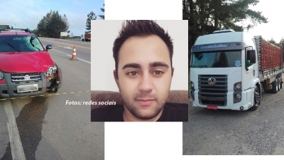 Caminhoneiro atropelado será sepultado nesta 4ª