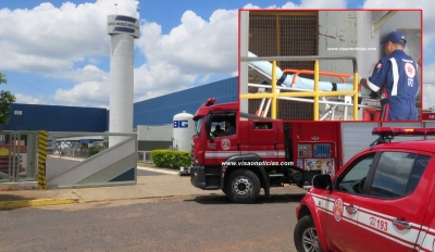 Operário fica gravemente ferido em acidente