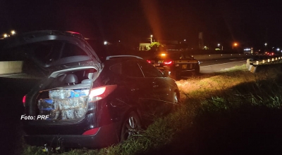 PRF: fuga alucinante termina com apreensão de mais de 300 quilos de maconha