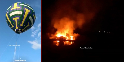 Balão pode ter causado um grande incêndio na zona norte de Marília