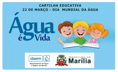 Uso racional da água: Prefeitura e Daem lançam cartilha educativa