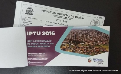 Entrega atrasa e pagamento do IPTU é prorrogado
