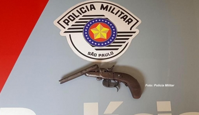 Homem sai de Pompeia para vender arma do avô e acaba preso em Marília