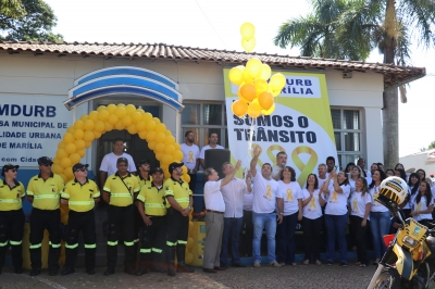 EMDURB realiza abertura do Maio Amarelo em Marília e divulga programação do mês