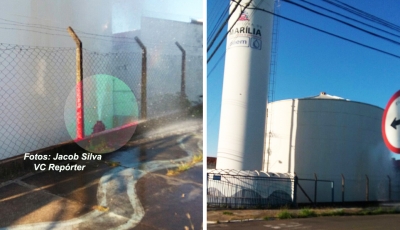 Internautas criticam vazamento em reservatório do DAEM