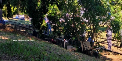 Bombeiros conseguem convencer rapaz a não pular de viaduto em Marília