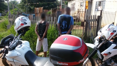 Menores são apreendidos pela ROCAM por assalto à posto de combustível