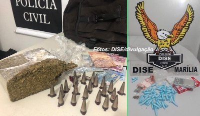 DISE prende em Marília dois rapazes acusados de tráfico
