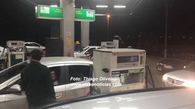 Combustíveis: correria nos postos. Transporte coletivo em Marília só funciona até sexta-feira