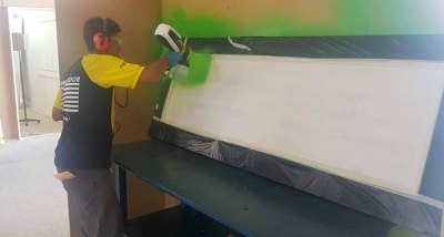 Aluno do SENAI Bauru disputa vaga de pintor decorativo na maior competição mundial de profissões