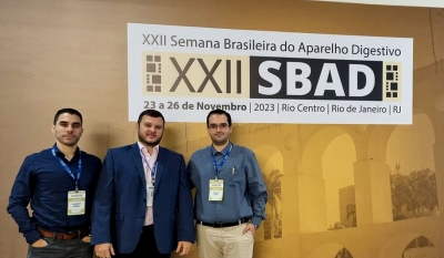 Equipe do HBU participa da 22ª Semana Brasileira do Aparelho Digestivo