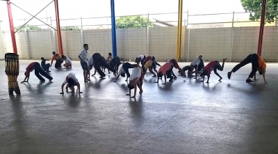 Projeto de Capoeira Angola e Cultura Popular faz encerramento de 2019 na Emef Paulo Freire
