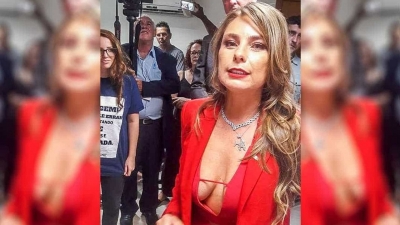 A gente não tem que recuar, diz deputada que usou decote em posse