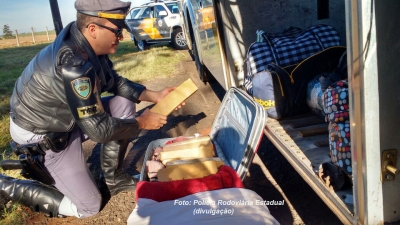 Polícia Rodoviária faz nova apreensão de drogas em ônibus, na região