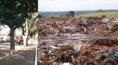 Moradores protestam contra lixão em Lácio