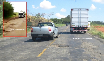 Motorista implora ao governador Alckmin pela recuperação da SP-333 em Marília