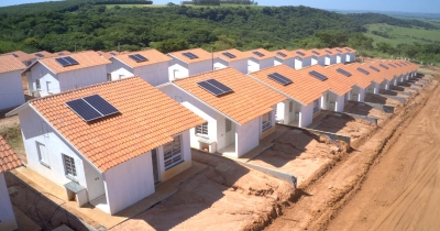 Casas da CDHU em Pompeia estão com obras adiantadas