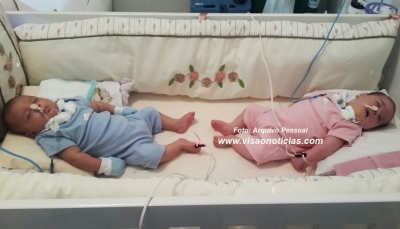 Bebês que perderam a mãe no parto estão em casa