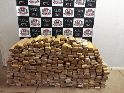 Operação apreende de maconha na SP-294