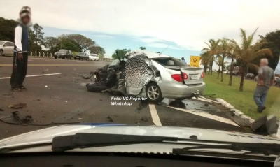 Casal se envolve em grave acidente. Marido morre