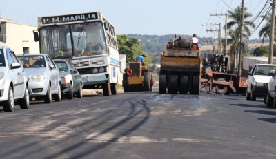 Prefeitura e Codemar realizam recape na zona sul de Marília