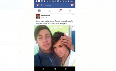 Testemunha reconhece rapaz desaparecido em ônibus e avisa família